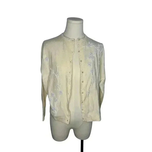 Beaded Vintage Cardigan - Picture 2 of 13